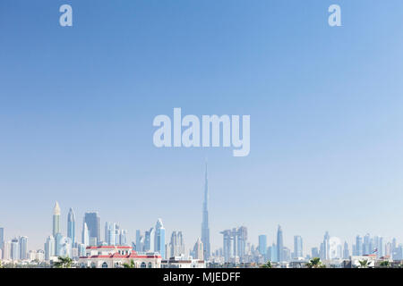 Dubai skyline Stock Photo