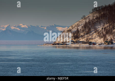 Asia, Russia, Siberia, Buryatia, Irkutsk Oblast, Lake Baikal Stock Photo