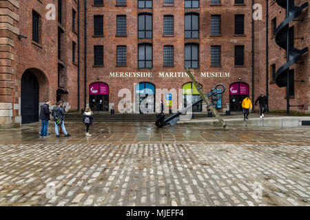 Europe, England, United Kingdom, Liverpool - Albert Dock - Merseyside Maritime Museum Stock Photo