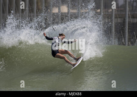 Lemoore, California, USA. 3rd May, 2018. World Team member KANOA IGARASHI  at the Surf Ranch. Credit: Erick Madrid/ZUMA Wire/Alamy Live News Stock  Photo - Alamy