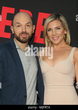 Premiere Of Universal Pictures' 'Blockers'  Featuring: Paul Scheer, June Diane Raphael Where: Westwood, California, United States When: 03 Apr 2018 Credit: FayesVision/WENN.com Stock Photo