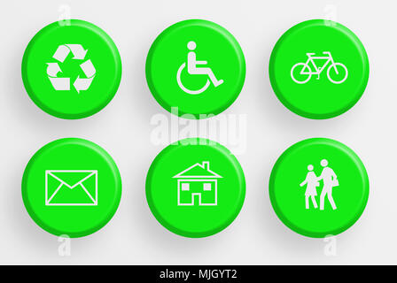 icon button Stock Photo