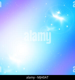 Star shine the light in the space Stock Photo