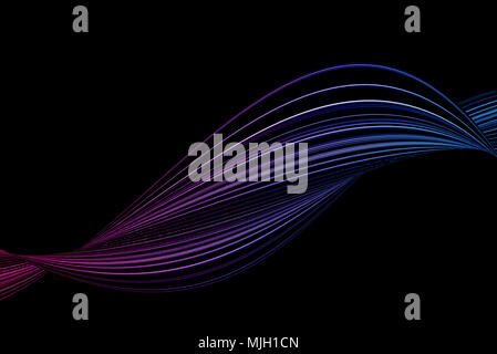 Light Wave Abstract Background Stock Photo