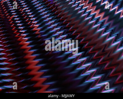 dark fractal background. soft blurred image with blue curved lines. Stock Photo