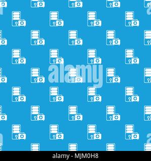 System unit repairpattern vector seamless blue repeat for any use Stock Vector