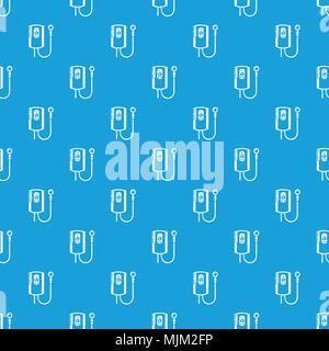 Boiler pattern vector seamless blue Stock Vector