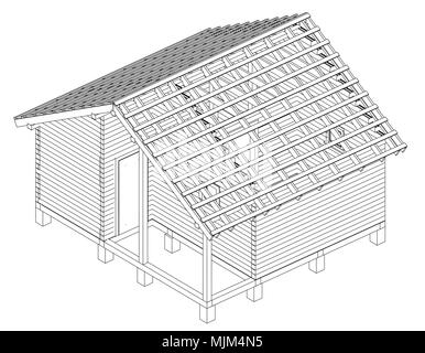 Bath house project. Vector Stock Vector Image & Art - Alamy