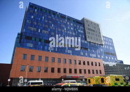 A general view of the Royal London Hospital in Whitechapel, east London. US President Donald Trump has defended the use of guns in America by comparing a London hospital to a 'war zone' because of knife crime. Stock Photo
