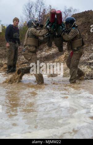 Marines Perform Fighting Techniques With Pugil Sticks During The Stock Photo Alamy