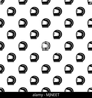 Racer helmet pattern vector seamless Stock Vector