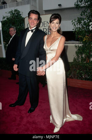 TERI HATCHER with Jon Tenney at American Jewish Dinner Beverly Hills Ca ...