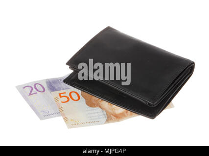 Swedish banknotes in a wallet Stock Photo - Alamy