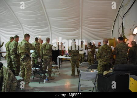 The Task Force Marauder Unit Ministry Team conducted a candlelight ...