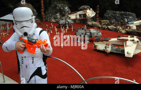 Lego star wars stormtrooper in New York City Stock Photo Alamy