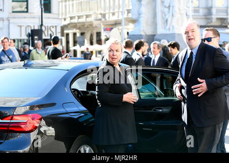 Vienna, Austria. 06. May 2018. To commemorate the victims of National Socialism. Picture shows Federal Minister Beate Hartinger-Klein (FPÖ).  Credit: Franz Perc / Alamy Live News Stock Photo