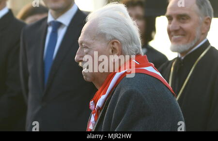 Vienna, Austria. 06. May 2018. To commemorate the victims of National Socialism.  Picture shows the contemporary witness Erich Richard Finsches. Credit: Franz Perc / Alamy Live News Stock Photo