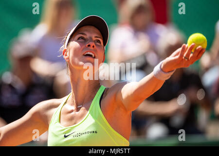 Karlsruhe, Deutschland. 06th May, 2018. Mandy Minella (LUX/TCR). GES/Tennis/Bundesliga: TEC Waldau Stuttgart, 06.05.2018 | usage worldwide Credit: dpa/Alamy Live News Stock Photo