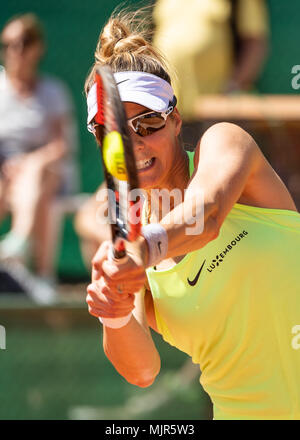 Karlsruhe, Deutschland. 06th May, 2018. Mandy Minella (LUX/TCR). GES/Tennis/Bundesliga: TEC Waldau Stuttgart, 06.05.2018 | usage worldwide Credit: dpa/Alamy Live News Stock Photo