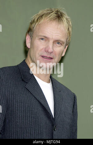 Dec 08, 2000; Los Angeles, CA, USA;  Sting received the 2168th star on Hollywood Blvd. The star is in front of the El Captain theatre. Sting.star.Holl.Blvd.07.JPGSting.star.Holl.Blvd.07  Event in Hollywood Life - California,  Red Carpet Event, Vertical, USA, Film Industry, Celebrities,  Photography, Bestof, Arts Culture and Entertainment, Topix Celebrities fashion /  from the Red Carpet-1994-2000, one person, Vertical, Best of, Hollywood Life, Event in Hollywood Life - California,  Red Carpet and backstage, USA, Film Industry, Celebrities,  movie celebrities, TV celebrities, Music celebrities, Stock Photo