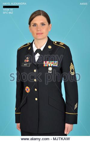 Sgt. 1st Class Alexandra Hays, 79th Theater Sustainment Command Stock ...