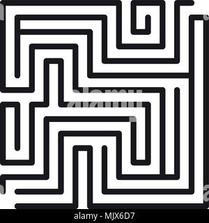 maze game scheme Stock Vector