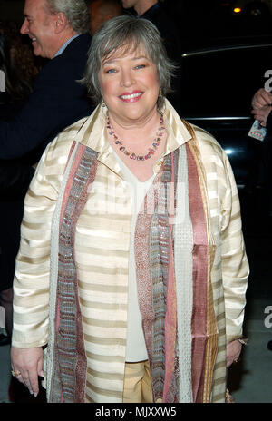 Kathy Bates arriving at the premiere of "About Schmidt"at the Academy