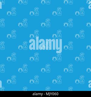 Spray pattern vector seamless blue Stock Vector