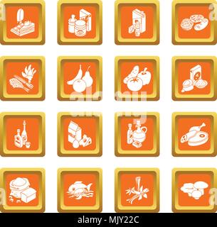 goods orange 3d square isolated speech bubble Stock Vector Image & Art ...