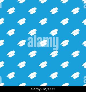 Anvil pattern vector seamless blue Stock Vector