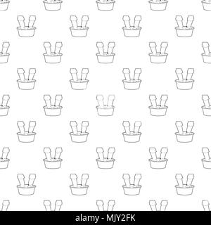 Washing in the basin pattern vector seamless Stock Vector