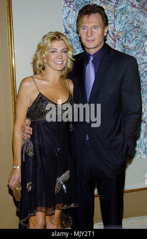 Natasha Richardson and Liam Neeson arriving at the 30th Annual Los Angeles Film Critics Association Awards at the St Regis Hotel in Los Angeles. January 13, 2005.          -            03NeesonL RichardsonNatasha.JPG           -              03NeesonL RichardsonNatasha.JPG03NeesonL RichardsonNatasha  Event in Hollywood Life - California,  Red Carpet Event, Vertical, USA, Film Industry, Celebrities,  Photography, Bestof, Arts Culture and Entertainment, Topix Celebrities fashion /  from the Red Carpet-, Vertical, Best of, Hollywood Life, Event in Hollywood Life - California,  Red Carpet , USA, F Stock Photo