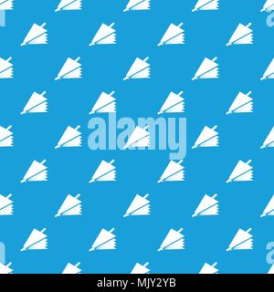 Fire bellows pattern vector seamless blue Stock Vector