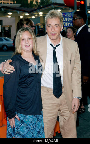 Al Pacino and daughter Julie arrives at the premiere of Simone at the Mann National Theatre in Los Angeles. August 13, 2002.           -            AlPacino daughter Julie05.JPG           -              AlPacino daughter Julie05.JPGAlPacino daughter Julie05  Event in Hollywood Life - California,  Red Carpet Event, Vertical, USA, Film Industry, Celebrities,  Photography, Bestof, Arts Culture and Entertainment, Topix Celebrities fashion /  from the Red Carpet-, Vertical, Best of, Hollywood Life, Event in Hollywood Life - California,  Red Carpet , USA, Film Industry, Celebrities,  movie celebriti Stock Photo