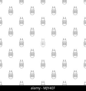 Electric mosquito pattern vector seamless Stock Vector