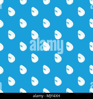 Round welding mask pattern vector seamless blue Stock Vector