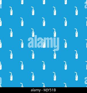 Avto welding torch pattern vector seamless blue Stock Vector
