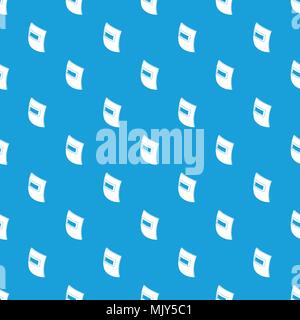 Square welding mask pattern vector seamless blue Stock Vector