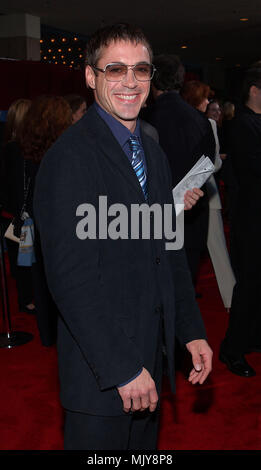 Robert Downey Jr. arrives at the 53rd Primetime Emmy Awards at the Shubert Theatre in Los Angeles Sunday, Nov. 4,2001. He was nominated for Best Supporting Actor in a Comedy Series for 'Ally McBeal.'          -            DowneyJrRobert002.jpgDowneyJrRobert002  Event in Hollywood Life - California,  Red Carpet Event, Vertical, USA, Film Industry, Celebrities,  Photography, Bestof, Arts Culture and Entertainment, Topix Celebrities fashion /  from the Red Carpet-, one person, Vertical, Best of, Hollywood Life, Event in Hollywood Life - California,  Red Carpet and backstage, USA, Film Industry, C Stock Photo