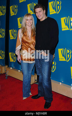 David Boreanaz and wife at the  'WB Television All Star Party for tca ' at the Renaissance Hollywood Hotel in Los Angeles. January 13, 2004.          -            BoreanazDavid wife017.JPG           -              BoreanazDavid wife017.JPGBoreanazDavid wife017  Event in Hollywood Life - California,  Red Carpet Event, Vertical, USA, Film Industry, Celebrities,  Photography, Bestof, Arts Culture and Entertainment, Topix Celebrities fashion /  from the Red Carpet-, Vertical, Best of, Hollywood Life, Event in Hollywood Life - California,  Red Carpet , USA, Film Industry, Celebrities,  movie celebr Stock Photo