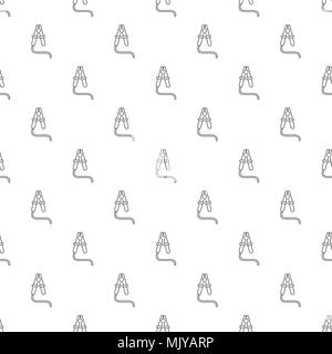 Jumper cable pattern vector seamless Stock Vector