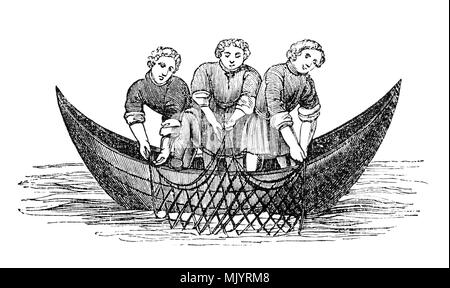 Scoop netting Black and White Stock Photos & Images - Alamy