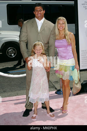 Jose Canseco with Girlfriend Leila Shennib and Daughter Josie