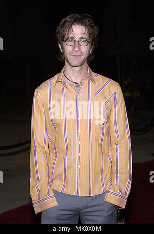 Richard Dunn (Black Angel) arriving  at the world premiere of 'N'Sync' Bigger than Live, The concert movie at the California Science Center IMAX Theatre in Los Angeles.  3/30/2001    © Tsuni                                                                                                                                                                       -            GunnRichard01.jpgGunnRichard01  Event in Hollywood Life - California,  Red Carpet Event, Vertical, USA, Film Industry, Celebrities,  Photography, Bestof, Arts Culture and Entertainment, Topix Celebrities fashion /  from the Red Ca Stock Photo