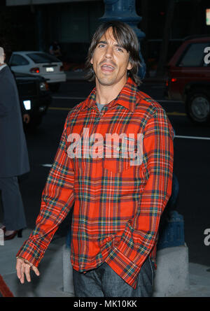 Anthony Kiedis (Red Hot Chili Pepper) arriving at the premiere of 'One Hour Photo' at the Academy of Motion Picture Arts and Sciences in Los Angeles. August 22, 2002.           -            KiediesAnthony RedHotChP02.jpgKiediesAnthony RedHotChP02  Event in Hollywood Life - California,  Red Carpet Event, Vertical, USA, Film Industry, Celebrities,  Photography, Bestof, Arts Culture and Entertainment, Topix Celebrities fashion /  from the Red Carpet-, one person, Vertical, Best of, Hollywood Life, Event in Hollywood Life - California,  Red Carpet and backstage, USA, Film Industry, Celebrities,  m Stock Photo