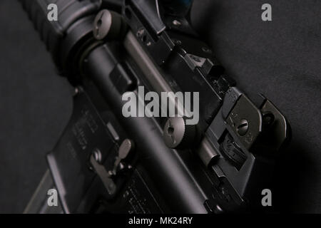 AR15 Rear Sight Stock Photo