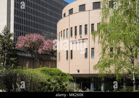 Fordham University Law School at Lincoln Center is in the Ned Doyle Wing, NYC, USA Stock Photo