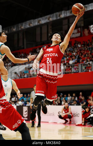 Tokyo, Japan. 6th May, 2018. Daiki Tanaka (ALVARK) Basketball : 2017-18 B.LEAGUE B1 game between Alvark Tokyo 106-68 Kyoto Hannaryz at Tachikawa Tachihi Arena in Tokyo, Japan . Credit: Yusuke Nakanishi/AFLO SPORT/Alamy Live News Stock Photo