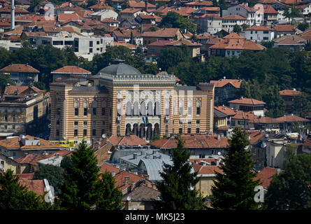 Sarajevo City Hall - Vijećnica Stock Photo