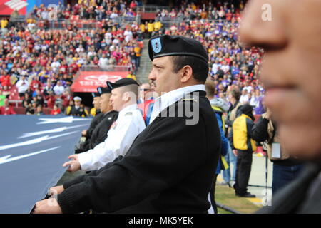 Salute to Service': Military members attend Washington Redskins practice